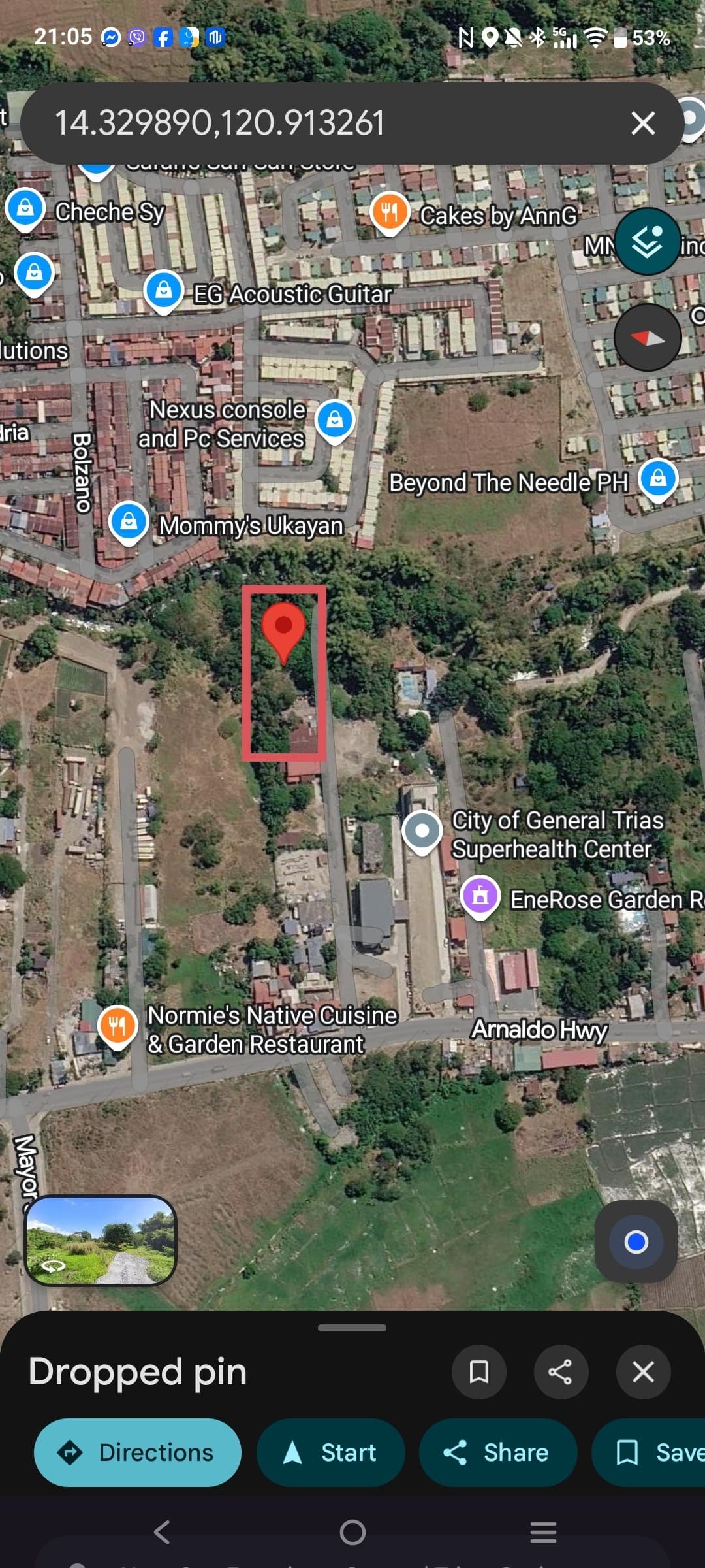 Commercial lot along Arnaldo highway General Trias cavite — photo 2 of 3